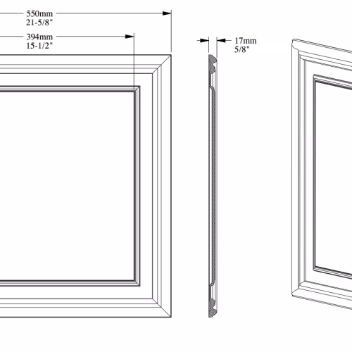 Стеновая панель под покраску Orac Decor New Classic D503 550×550×17