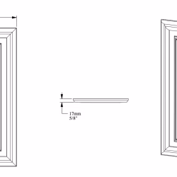 Стеновая панель под покраску Orac Decor New Classic D504 550×220×17