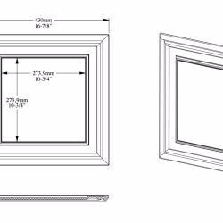 Стеновая панель под покраску Orac Decor New Classic D506 430×430×17