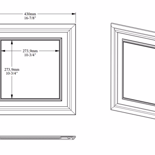 Стеновая панель под покраску Orac Decor New Classic D506 430×430×17