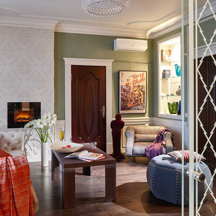 Дверной декор верхний под покраску Orac Decor D400 1275x145×55 мм фото в интерьере