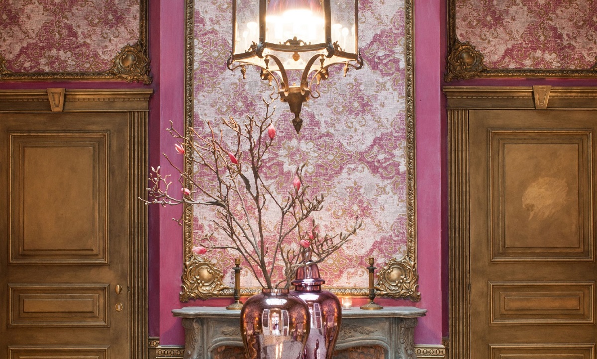 Дверной декор верхний под покраску Orac Decor D401 1275x145×55 мм фото в интерьере