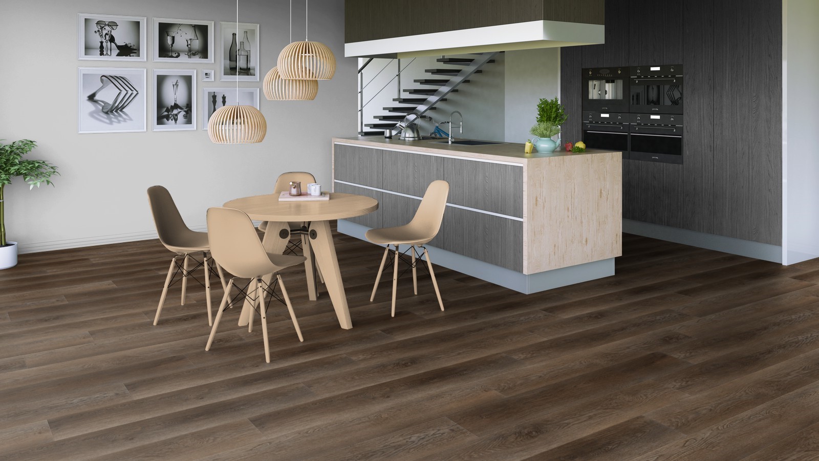 Кварцвиниловый SPC ламинат Tarkett Art Vinyl Deep House Rachel 1400×225×4,6 фото в интерьере Кварцвиниловый SPC ламинат Tarkett Art Vinyl Deep House Rachel 1400×225×4,6 фото в интерьере