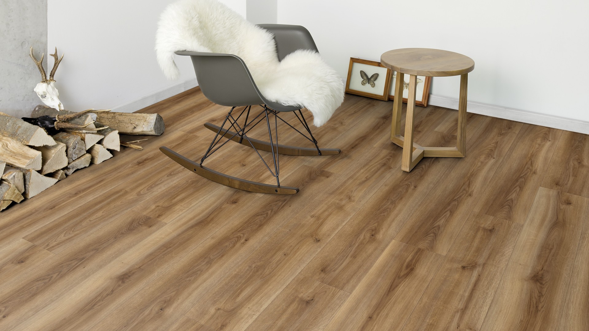 Ламинат Kaindl Natural Touch Премиум доска Дуб Noble K2242 RC 1383×159×10 фото в интерьере