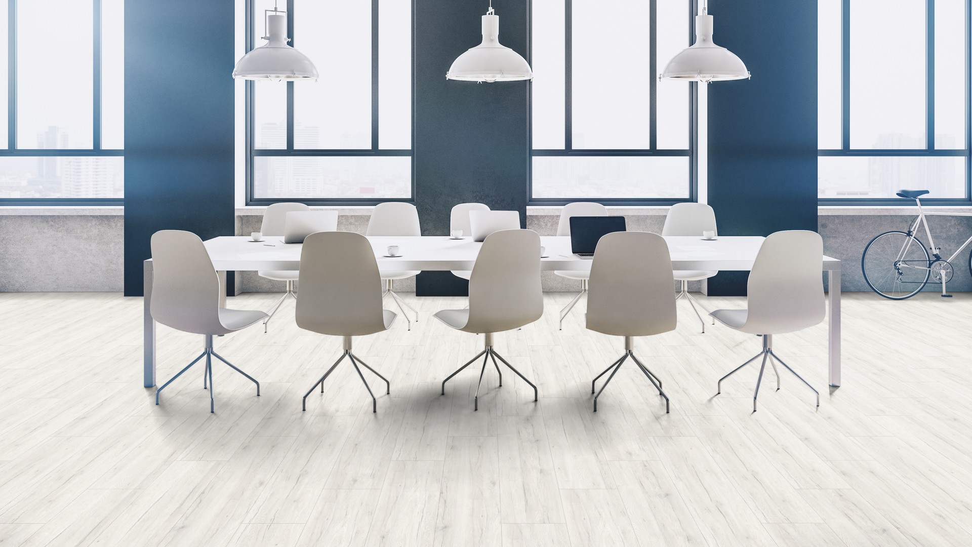 Ламинат Kaindl Classic Touch Широкая доска Дуб Sanremo 34217 АТ 1383×244×8 фото в интерьере