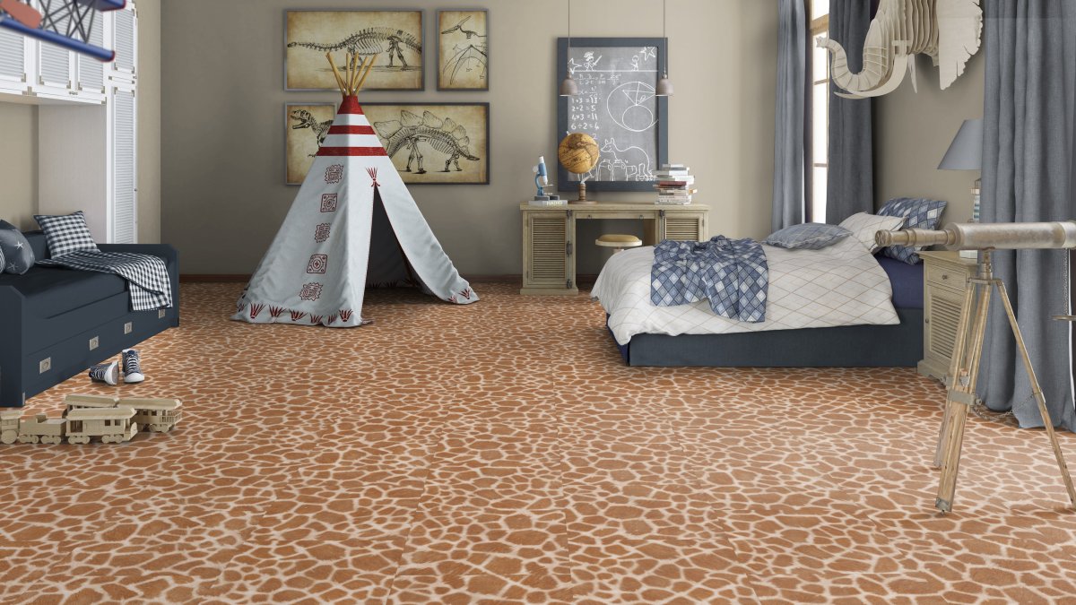 Кварцвиниловая плитка Tarkett Art Vinyl клеевая Lounge Digi Edition Benny DJ 457,2×457,2×3 фото в интерьере