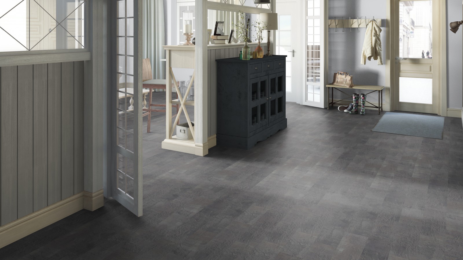 Кварцвиниловая плитка Tarkett Art Vinyl клеевая Lounge Digi Edition Chris DJ 914,4×152,4×3 фото в интерьере Кварцвиниловая плитка Tarkett Art Vinyl клеевая Lounge Digi Edition Chris DJ 914,4×152,4×3 фото в интерьере