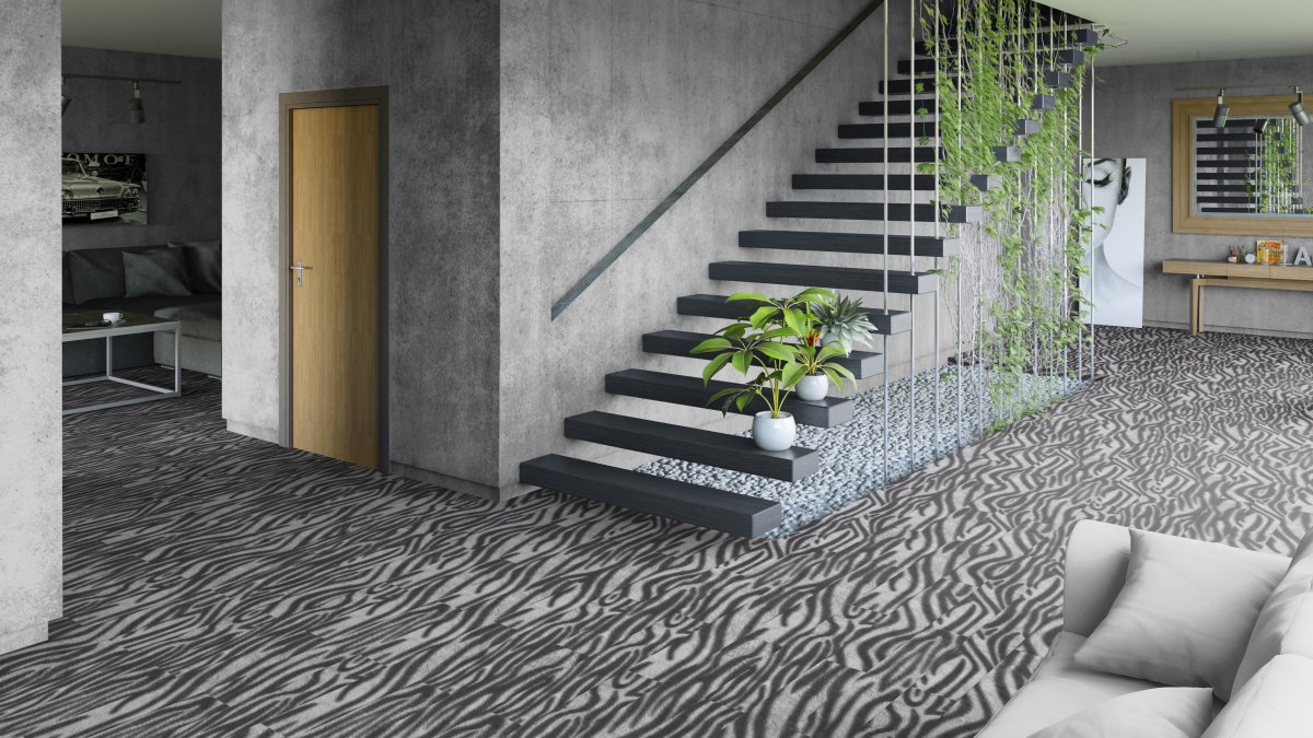 Кварцвиниловая плитка Tarkett Art Vinyl клеевая Lounge Digi Edition Julian DJ 914,4×152,4×3 фото в интерьере