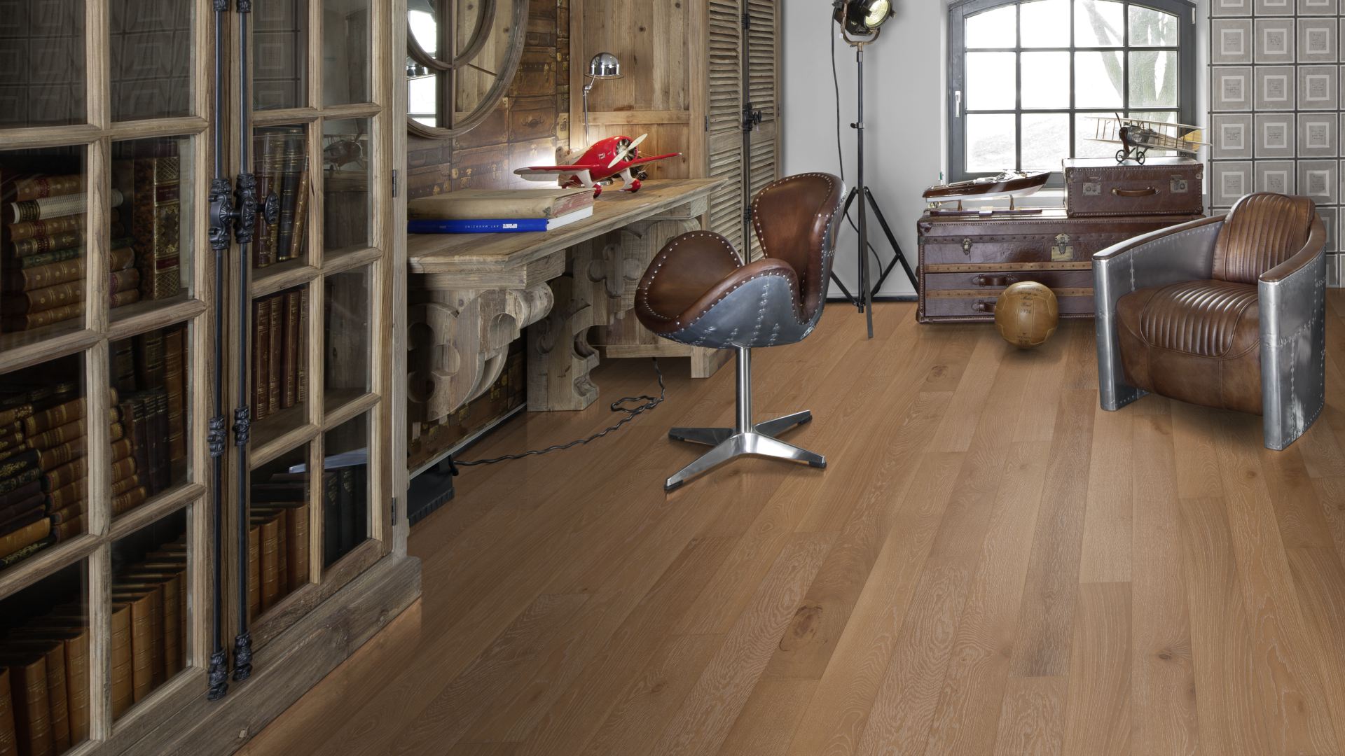 Паркетная доска Kahrs Канвас Дуб Хна Henna 13106AEK1NKW185 Lively 1860×127×13 фото в интерьере