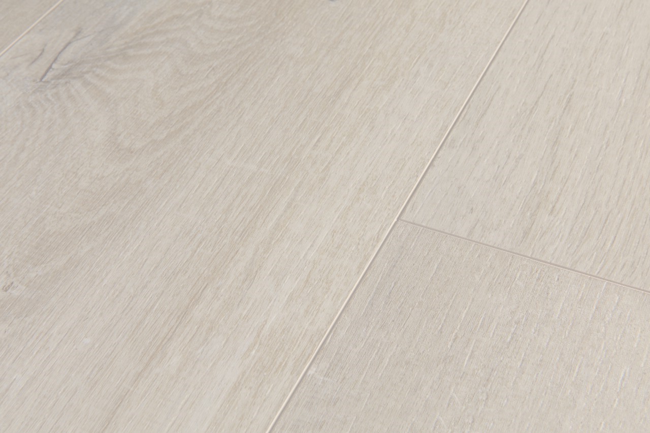 Кварцвиниловая плитка Quick Step клеевая Pulse Glue Plus Дуб хлопковый белый PUGP40200 1515×217×2,5