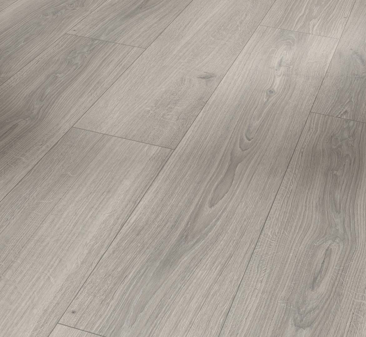 Ламинат Parador Hydron 600 Дуб Студийный светло-серый 1744814 1285×243×9