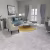 Кварцвиниловый SPC ламинат Evofloor Stone Click Everest Эверест S049 600×300×5,2 фото в интерьере