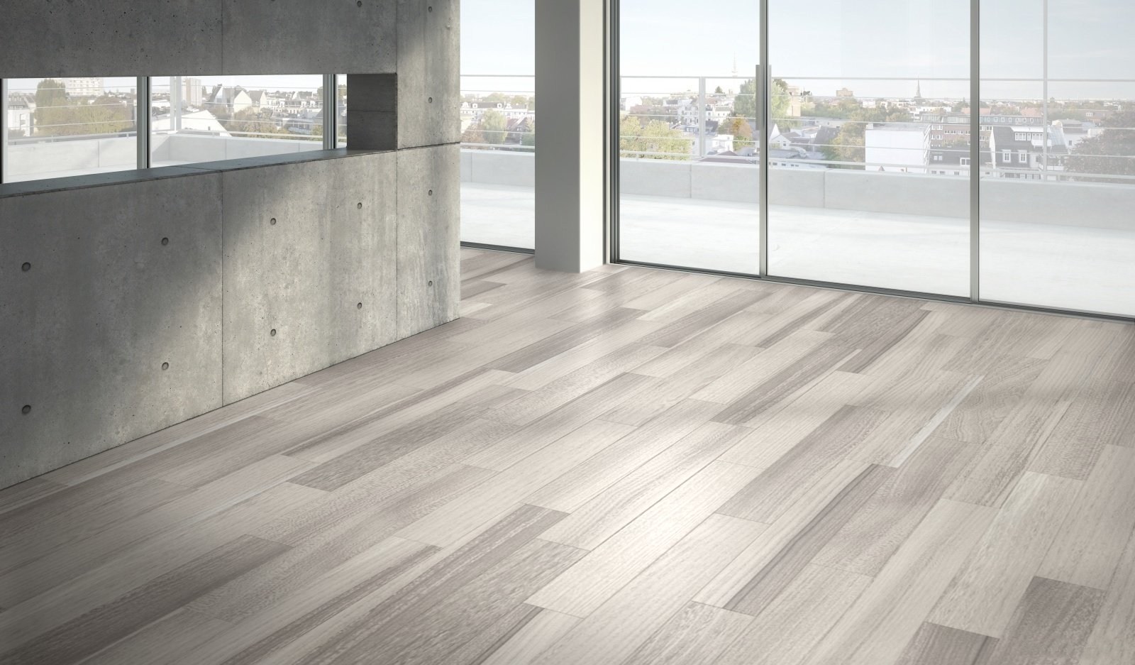 Ламинат Parador Classic 1050 Акация серая 1744694 1285×194×8 фото в интерьере