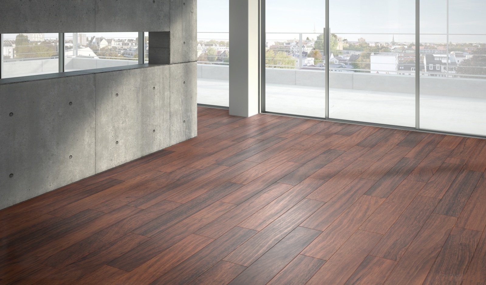 Ламинат Parador Classic 1050 Мербау 1744693 1285×194×8 фото в интерьере