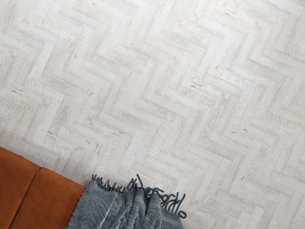 Кварцвиниловая плитка FineFloor клеевая Craft Small Plank Дуб Анхель FF-082 венгерская елка 261,3×65,3×2,5 фото в интерьере