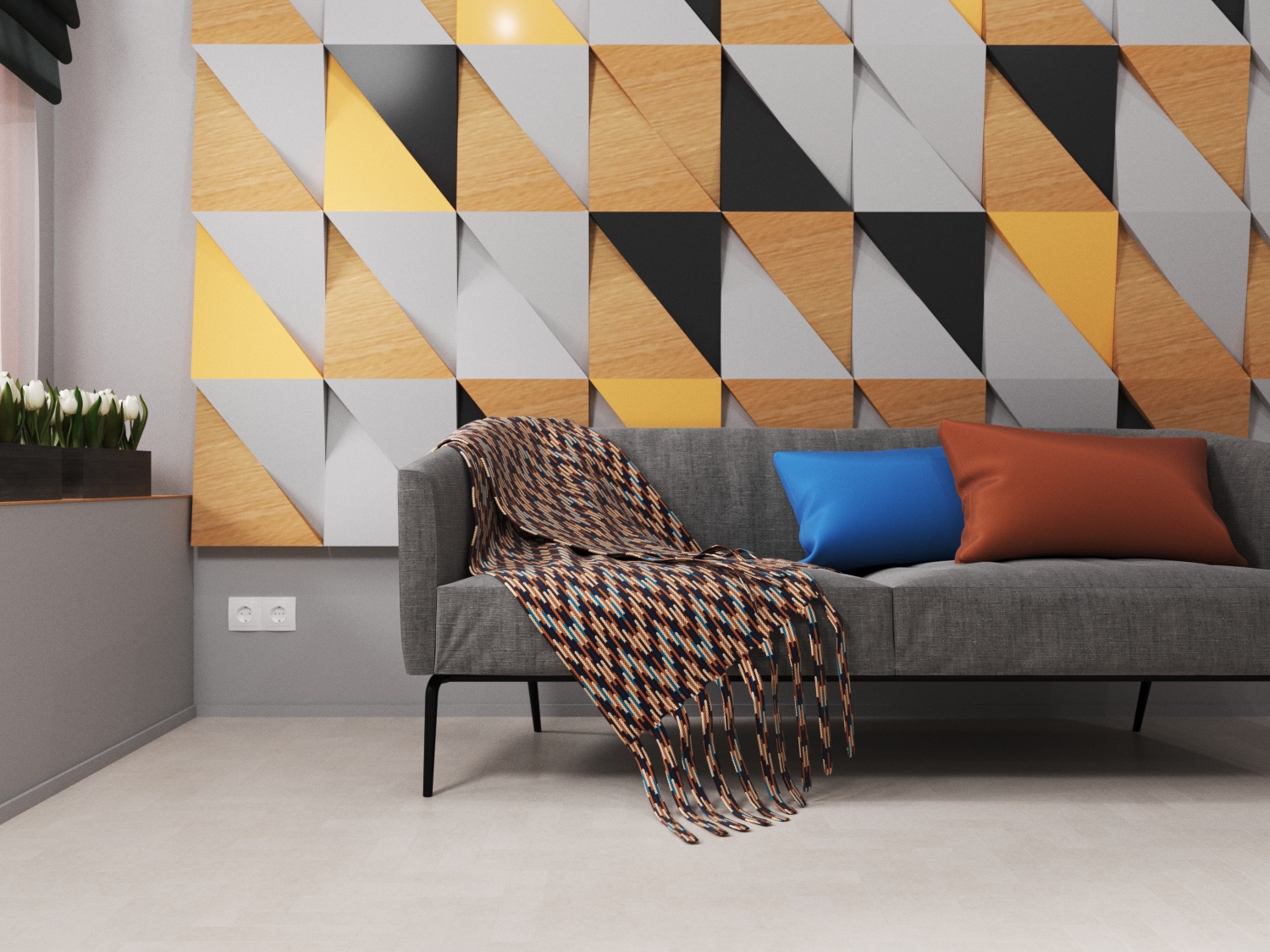 Кварцвиниловая плитка FineFloor клеевая Craft Small Plank Сан-Вито FF-490 венгерская елка 261,3×65,3×2,5 фото в интерьере