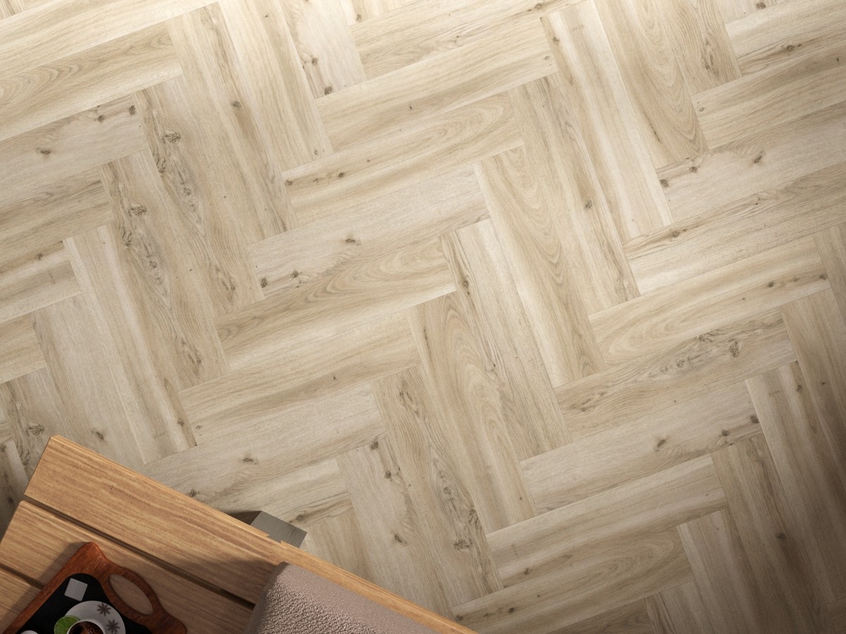 Кварцвиниловая плитка FineFloor клеевая Craft Short Plank Дуб Ла-Пас FF-479 венгерская елка 632×158×2,5 фото в интерьере