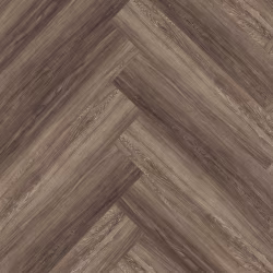 Кварцвиниловый SPC ламинат Floor Factor Herringbone Brushed Smoke Oak HB.17 венгерская елка 675×135×5
