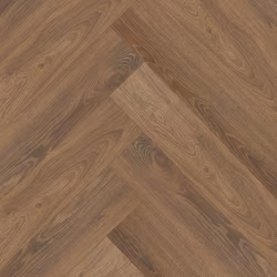 Кварцвиниловый SPC ламинат Floor Factor Herringbone Tobacco Braun Oak HB.15 венгерская елка 675×135×5