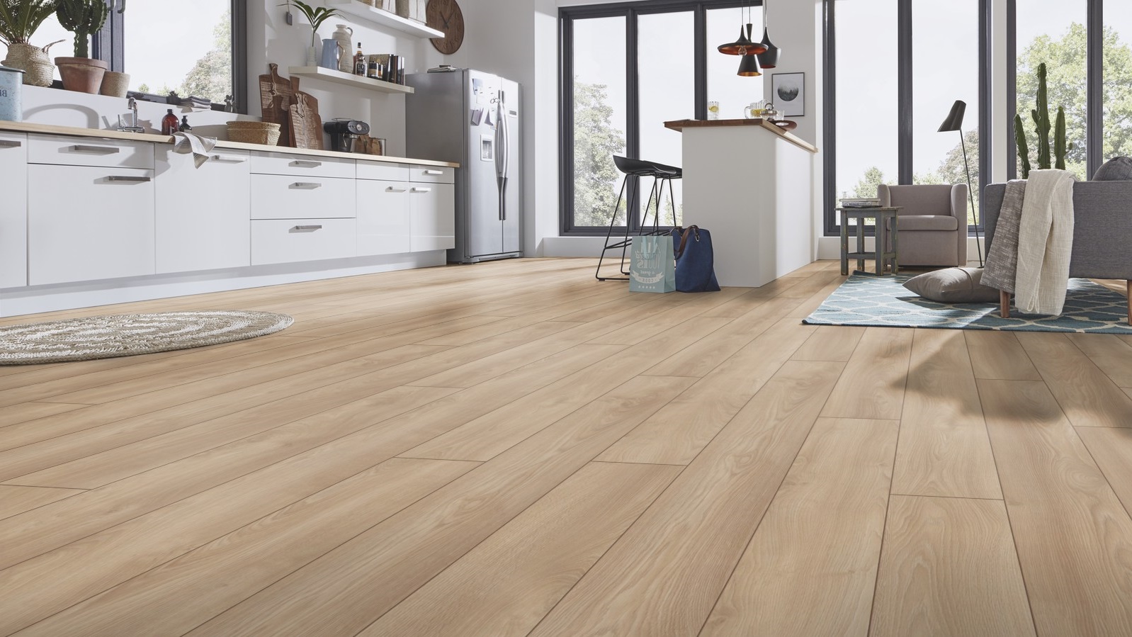 Ламинат Group Thys X-Treme. T Дуб Castle Original 842547 1845×188×12 фото в интерьере