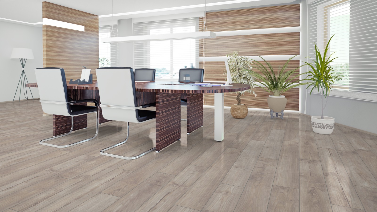 Ламинат Group Thys Lounge+.T Дуб Dresden 647876 1375×188×12 фото в интерьере