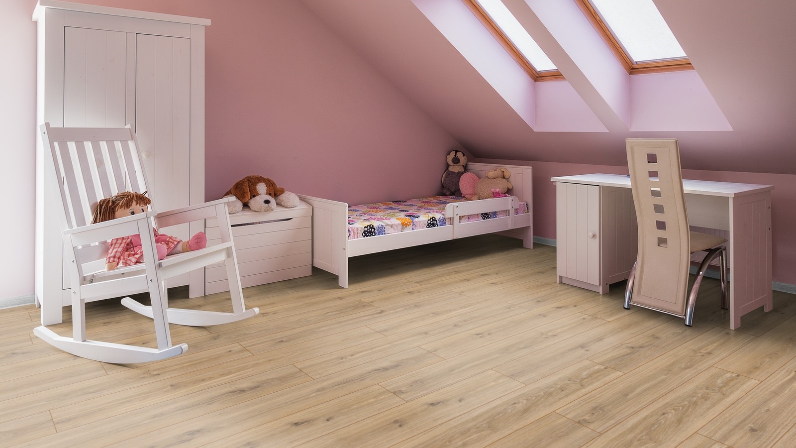 Ламинат Group Thys Lounge+.T Дуб Frankfurt 690186 1375×188×12 фото в интерьере