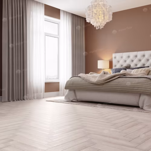 Кварцвиниловый SPC ламинат Alpine Floor Parquet Light Голубой Лес ECO 13-9 венгерская елка 600×125×4