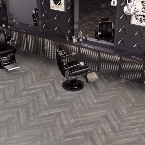 Кварцвиниловый SPC ламинат Alpine Floor Parquet Light Венге Грей ECO 13-8 венгерская елка 600×125×4