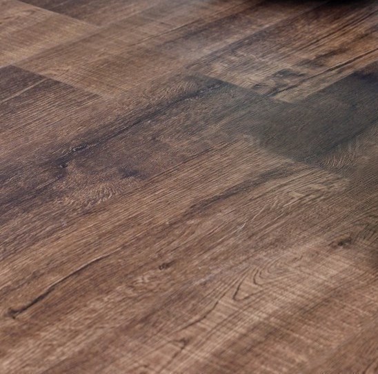 Кварцвиниловый SPC ламинат Alpine Floor Real Wood Дуб Мокка ECO 2-2 1220×183×6