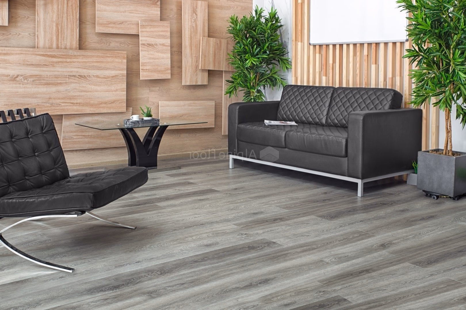 Кварцвиниловый SPC ламинат Alpine Floor Grand Sequoia Негара ECO 11-17 1524×180×4 фото в интерьере