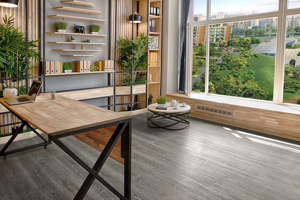 Кварцвиниловый SPC ламинат Alpine Floor Grand Sequoia Каддо ECO 11-20 1524×180×4 фото в интерьере