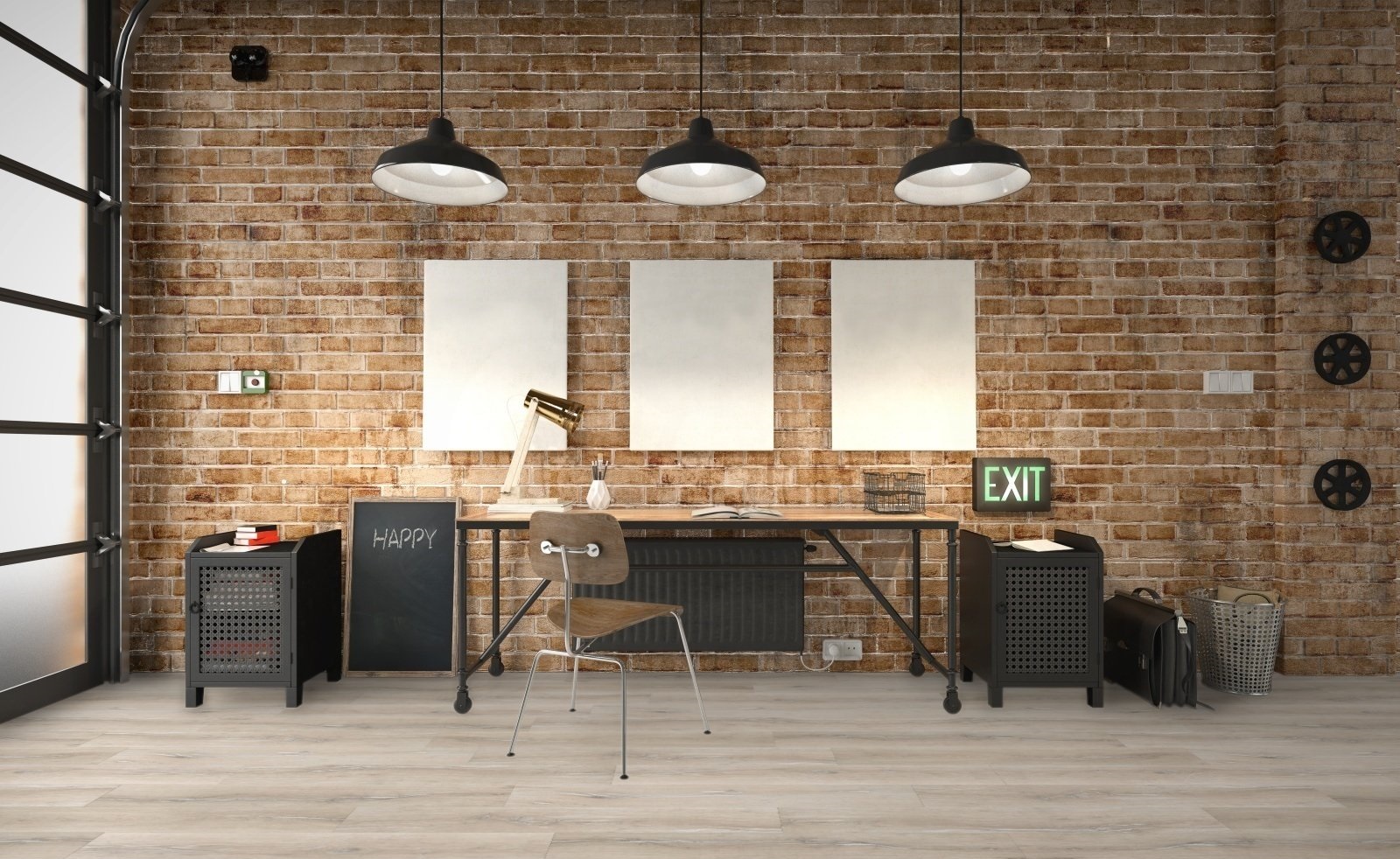 Ламинат AGT Natura Line Дуб Каньон PRK201 1200×191×8 фото в интерьере