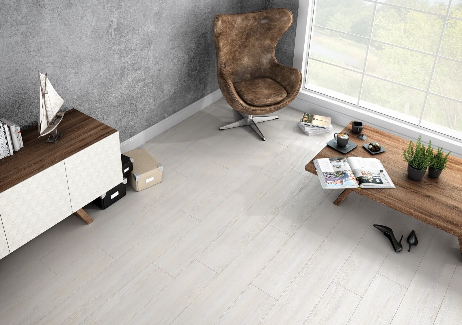 Ламинат AGT Natura Line Нил PRK502 1200×191×8 фото в интерьере