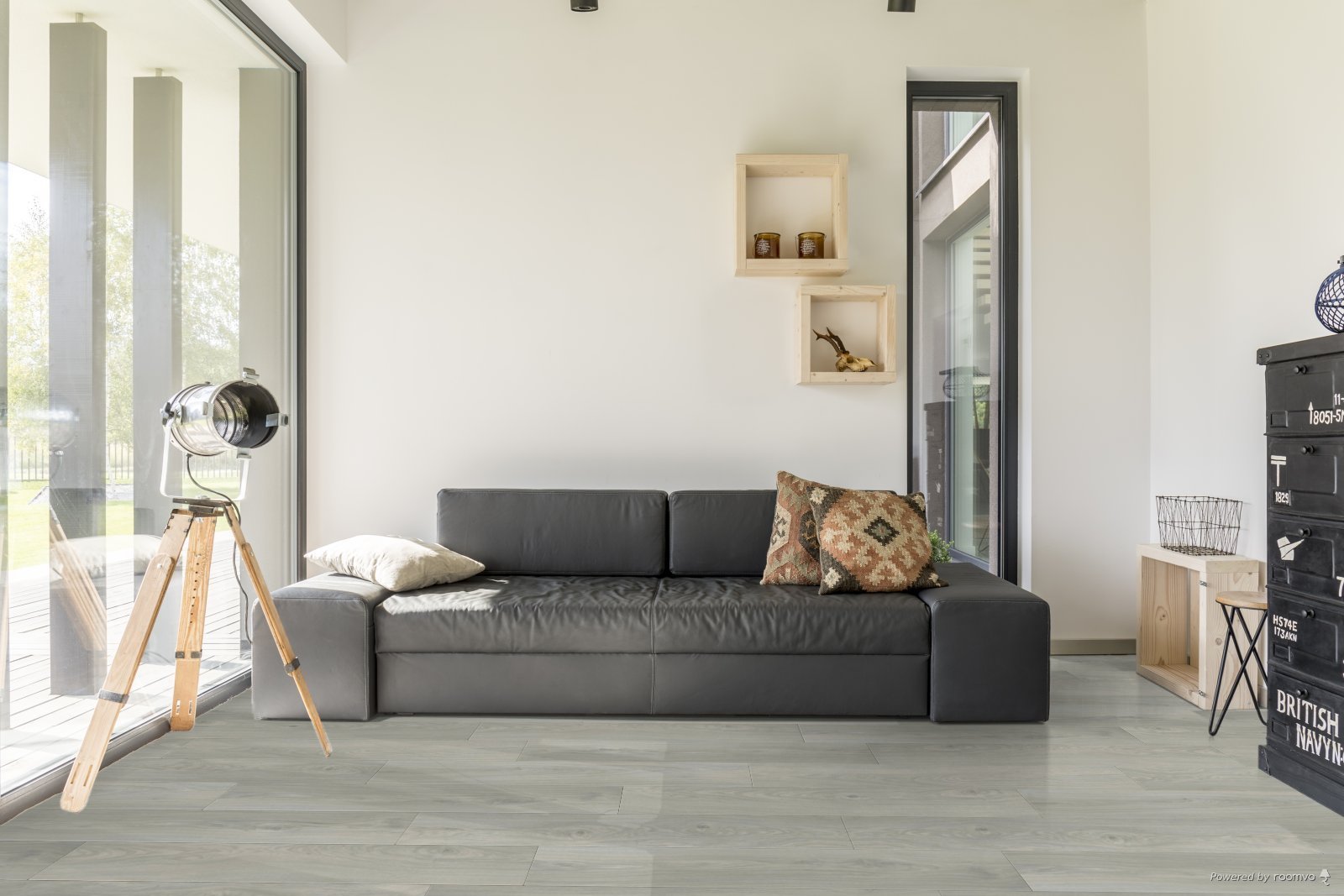 Ламинат AGT Natura Line Туна PRK505 1200×191×8 фото в интерьере