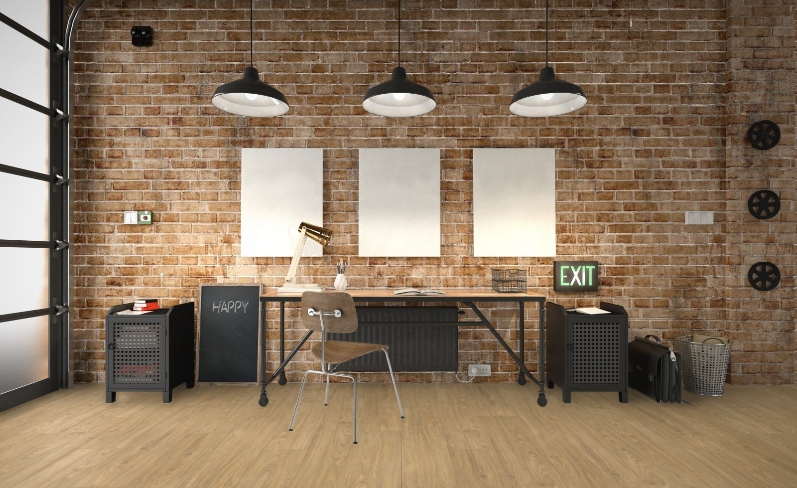 Ламинат AGT Armonia Natura Slim Тоскана PRK306 1380×159×8 фото в интерьере