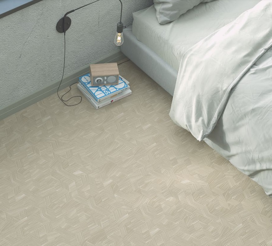 Ламинат AGT Spark Design by Defne Koz Крем PRK701 1200×190×12 фото в интерьере