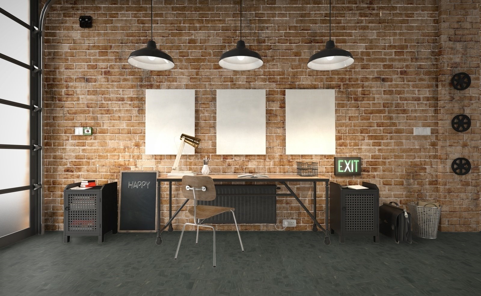 Ламинат AGT Spark Design by Defne Koz Кафе PRK702 1200×190×12 фото в интерьере