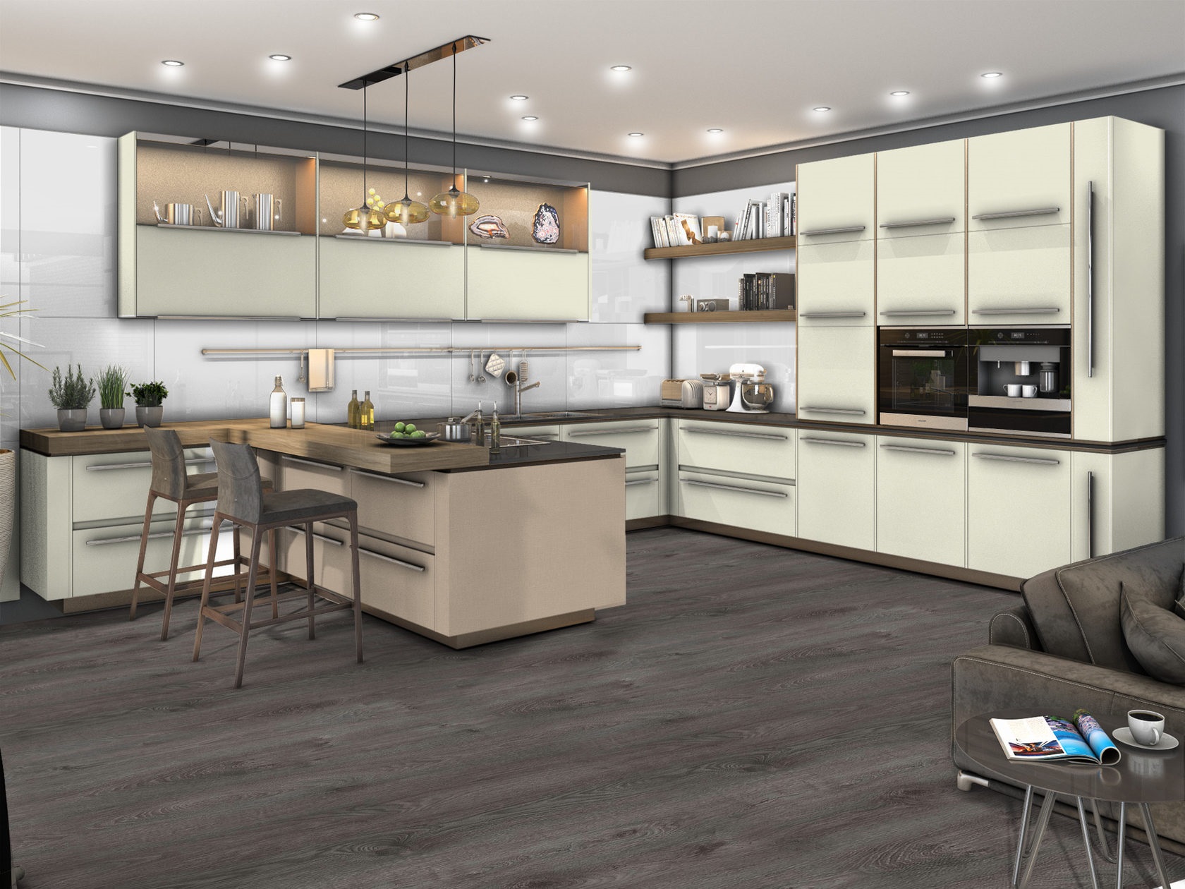 Ламинат AGT Effect Premium Торос PRK901 1195×189×12 фото в интерьере