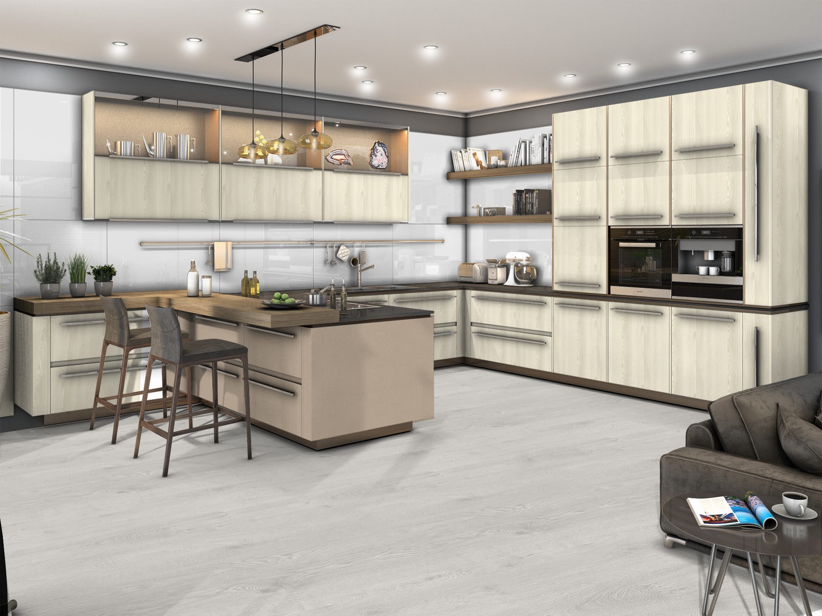 Ламинат AGT Effect Premium Эверест PRK903 1195×189×12 фото в интерьере