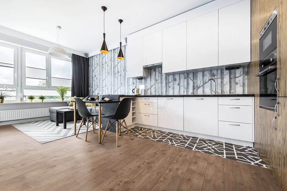 Ламинат AGT Effect Premium Памир PRK906 1195×189×12 фото в интерьере