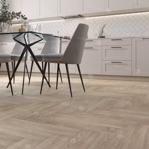 Кварцвиниловый SPC ламинат Alpine Floor Parquet Light Дуб Ваниль Селект ECO 13-3 венгерская елка 600×125×4