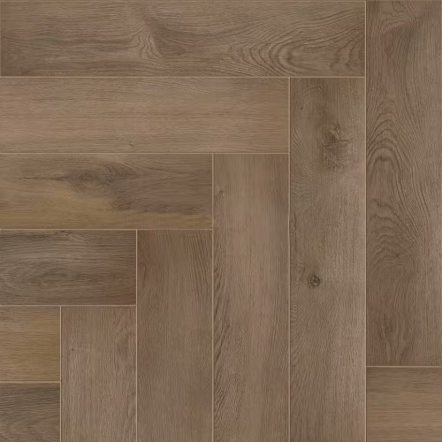 Кварцвиниловый SPC ламинат Alpine Floor Parquet Light Дуб Насыщенный ECO 13-7 венгерская елка 600×125×4