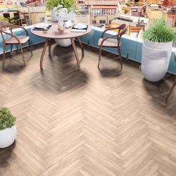 Кварцвиниловый SPC ламинат Alpine Floor Parquet Light Дуб Макадамия ECO 13-10 венгерская елка 600×125×4