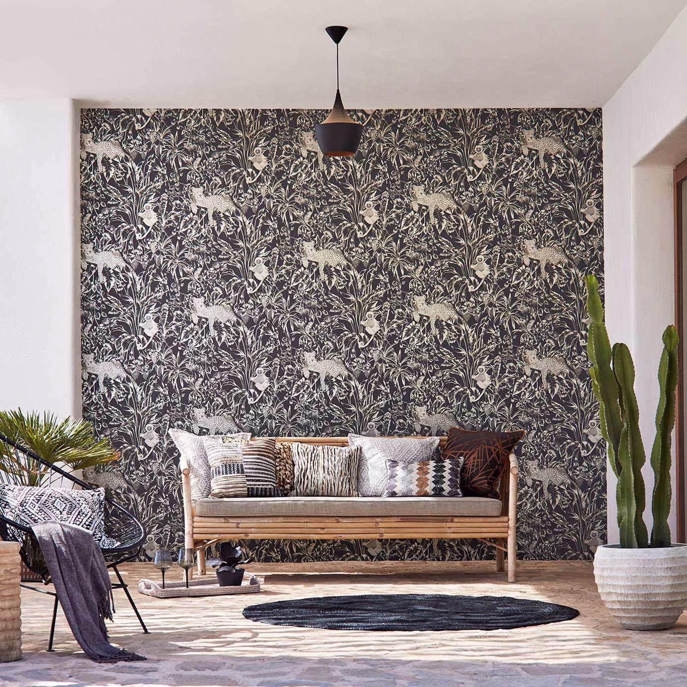 Обои Harlequin Mirador Lengau Slate 112251 фото в интерьере