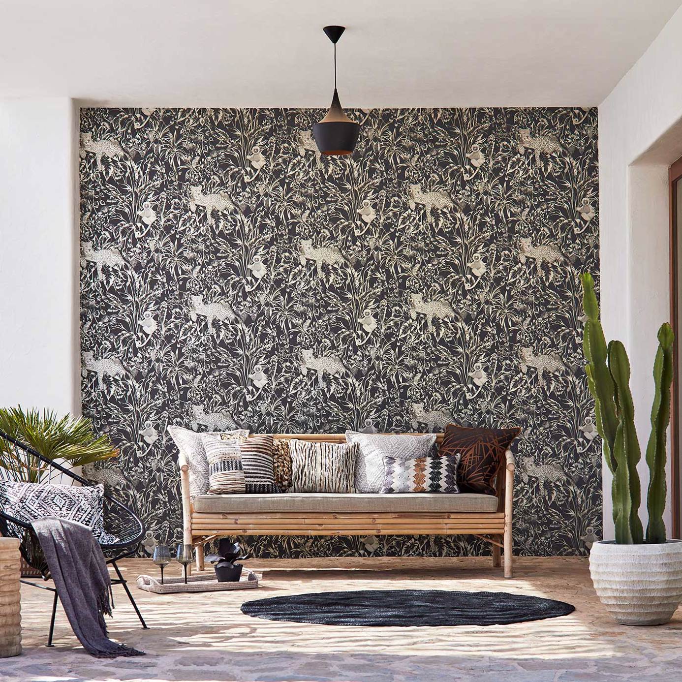 Обои Harlequin Mirador Lengau Slate 112251 фото в интерьере