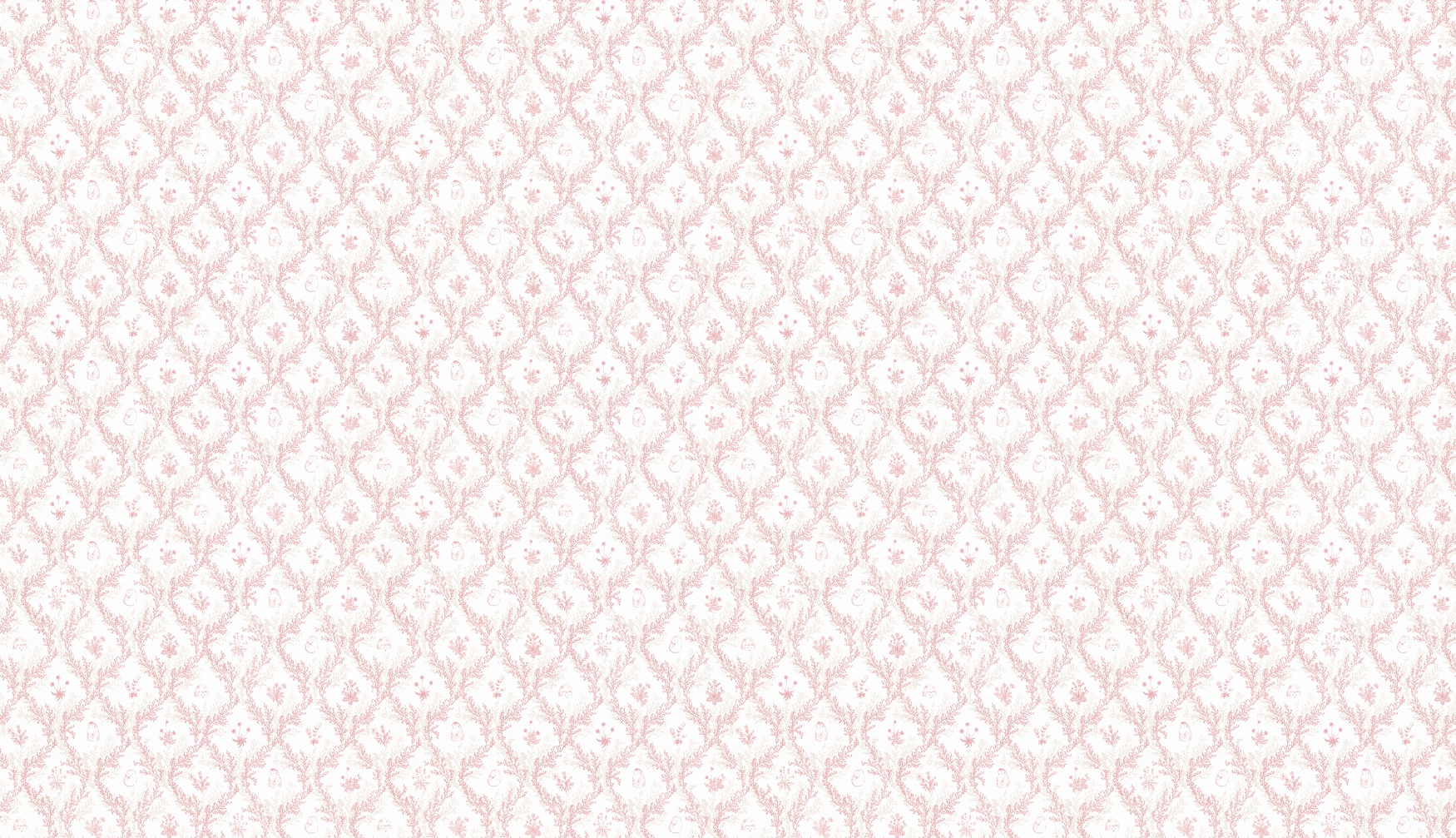 Обои Lutece Tartine et Chocolat Toile de Jouy Rose 36200203