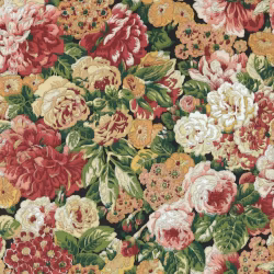Обои Sanderson One Sixty Rose And Peony Amanpuri Red/Devon Green 217028