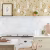 Обои Sanderson One Sixty Hollyhocks Gold Metallic/Tan 217034 фото в интерьере