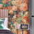 Обои Sanderson One Sixty Very Rose And Peony Kingfisher/Rowan Berry 217027 фото в интерьере