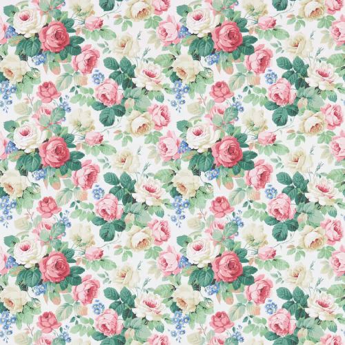 Обои Sanderson One Sixty Chelsea White/Pink 214606